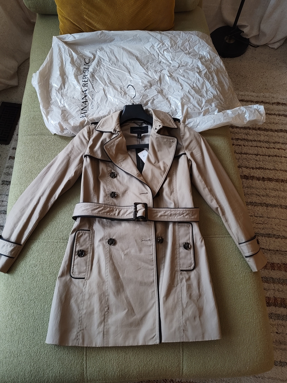 NWT Banana Republic Belted Trench Coat